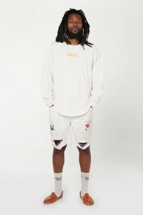 Long Sleeve Men Gallery Dept DEPT LS TEE Cream