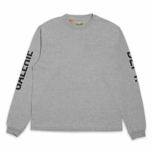 Long Sleeve Men Gallery Dept FRENCH COLLECTOR LS TEE Heather Grey