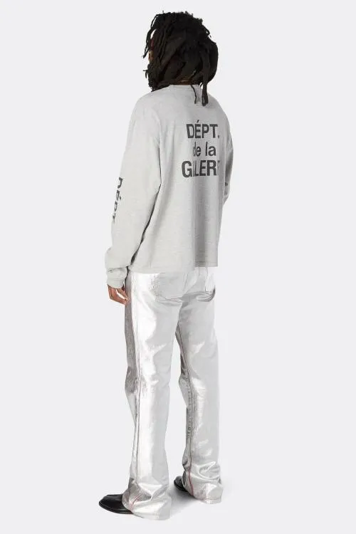 Long Sleeve Men Gallery Dept FRENCH COLLECTOR LS TEE Heather Grey