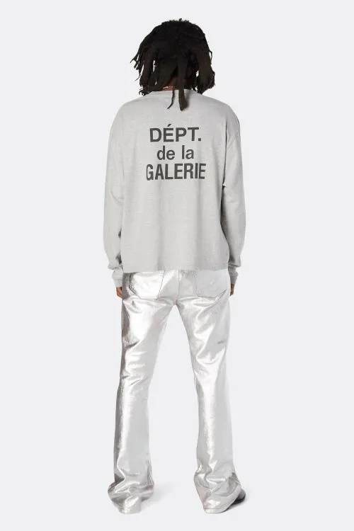 Long Sleeve Men Gallery Dept FRENCH COLLECTOR LS TEE Heather Grey