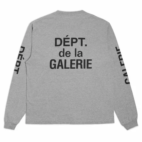 Long Sleeve Men Gallery Dept FRENCH COLLECTOR LS TEE Heather Grey