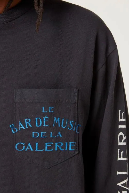 Long Sleeve Men Gallery Dept LE BAR SHOP LS TEE Black