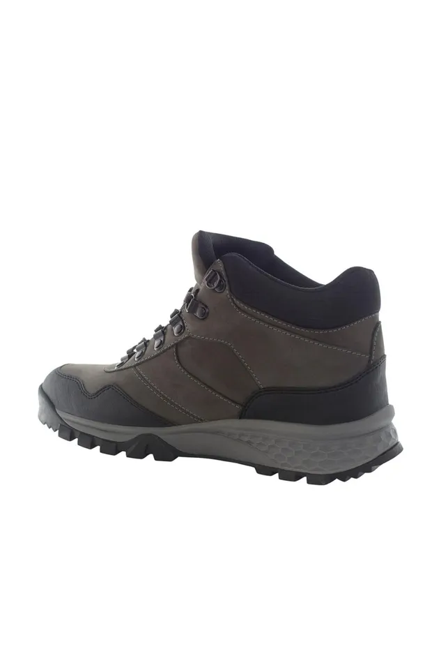 Lumberjack ANKLE BOOTS Men HIKING MID CUT SHOES WRES D GREY Man Basic Casual Top Boots Grey