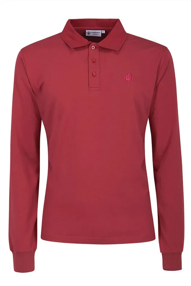 Lumberjack POLO Men POLO JERSEY BORDEAUX Man Home Shoes Red