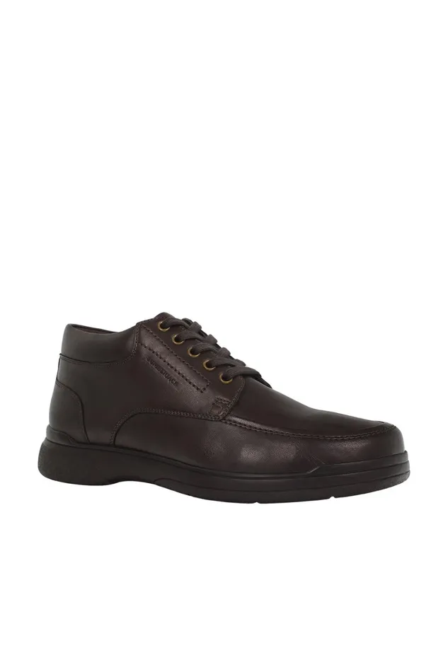 Lumberjack SNEAKERS Men HIGH CUT SHOES LACE UP D BROWN Man 782 Brown