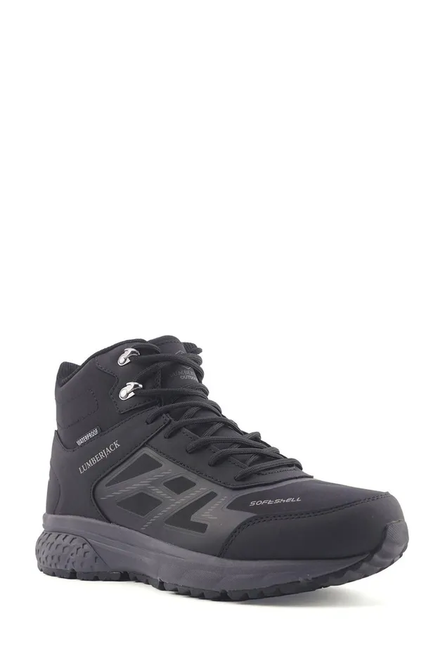Lumberjack SNEAKERS Men HIKING BOOT WPF BLACK Man Basic Casual Top Boots Black