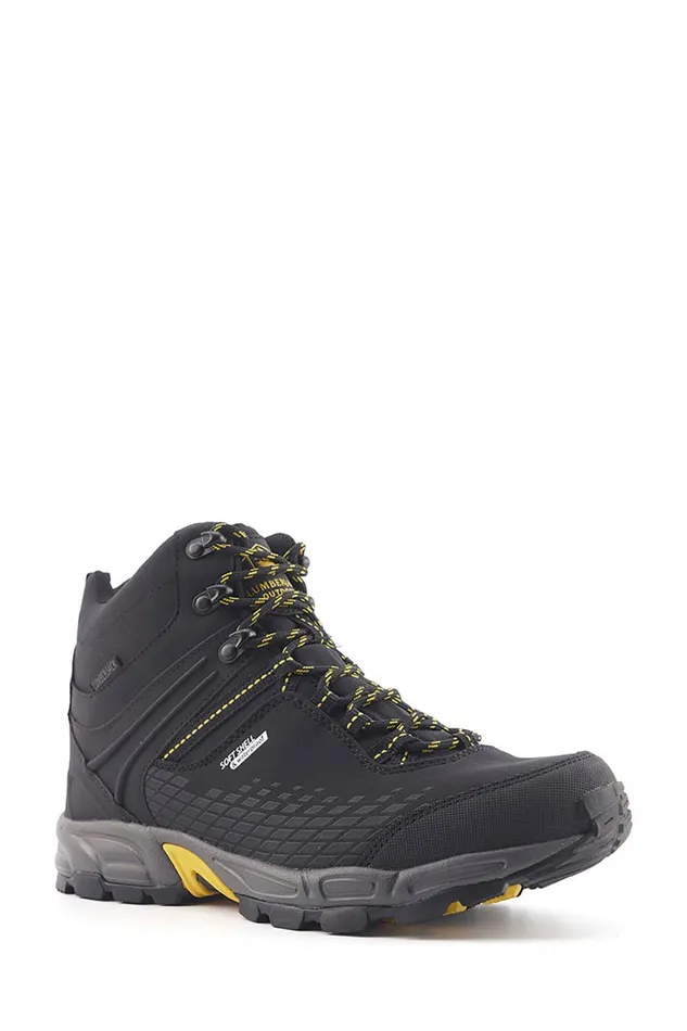 Lumberjack SNEAKERS Men HIKING BOOT WPF BLACK Man Comfort Shoes Black