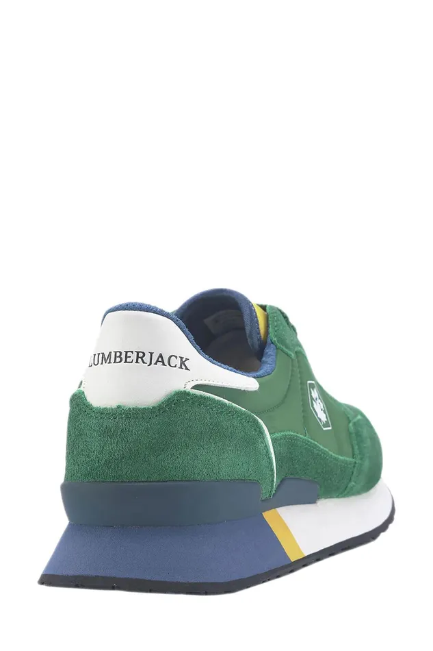 Lumberjack SNEAKERS Men WILSON SNEAKER GREEN Man Comfort Shoes Green