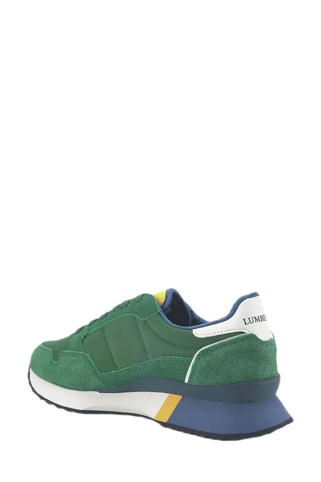 Lumberjack SNEAKERS Men WILSON SNEAKER GREEN Man Comfort Shoes Green