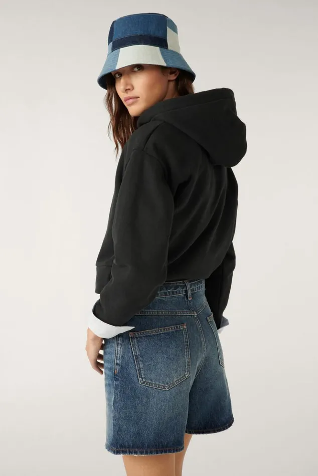 MachaDenim Bermuda Shorts Clothing Baandsh Skirts and Shorts