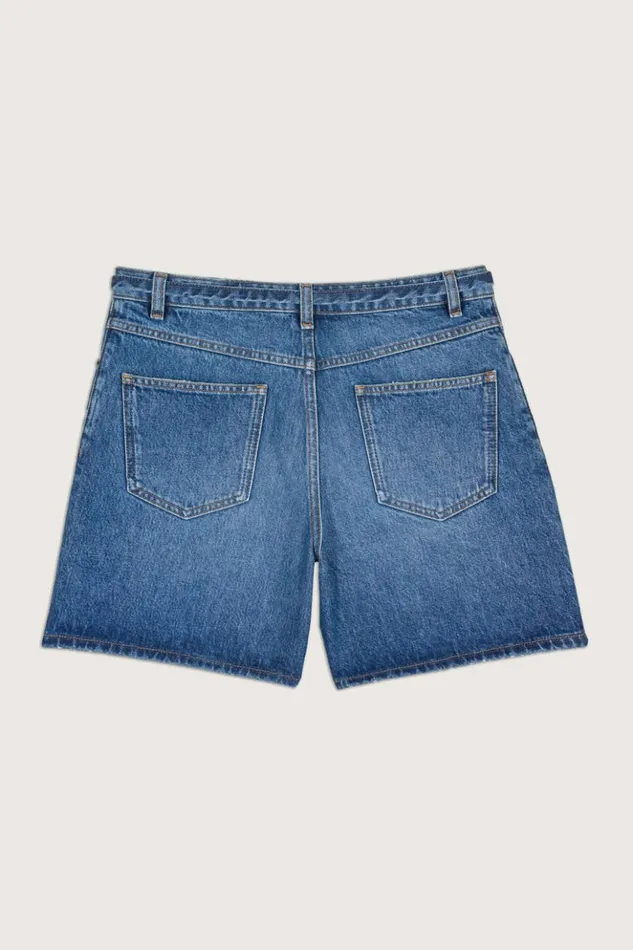 MachaDenim Bermuda Shorts Clothing Baandsh Skirts and Shorts