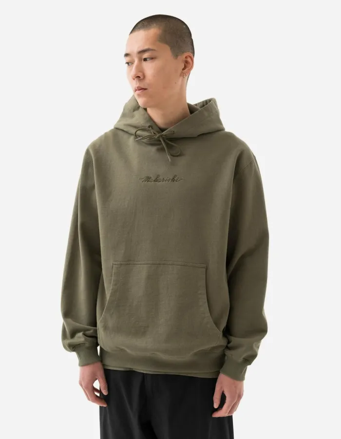 Maharishi Hooded Sweats 4622 Maharishi Organic Hooded Sweat Olive 8211 Men