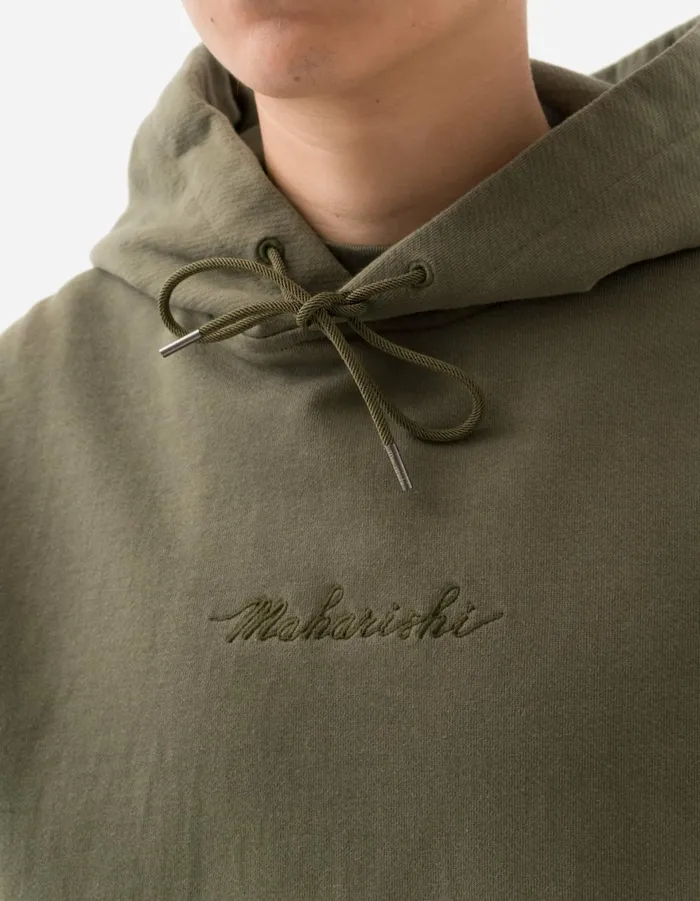 Maharishi Hooded Sweats 4622 Maharishi Organic Hooded Sweat Olive 8211 Men
