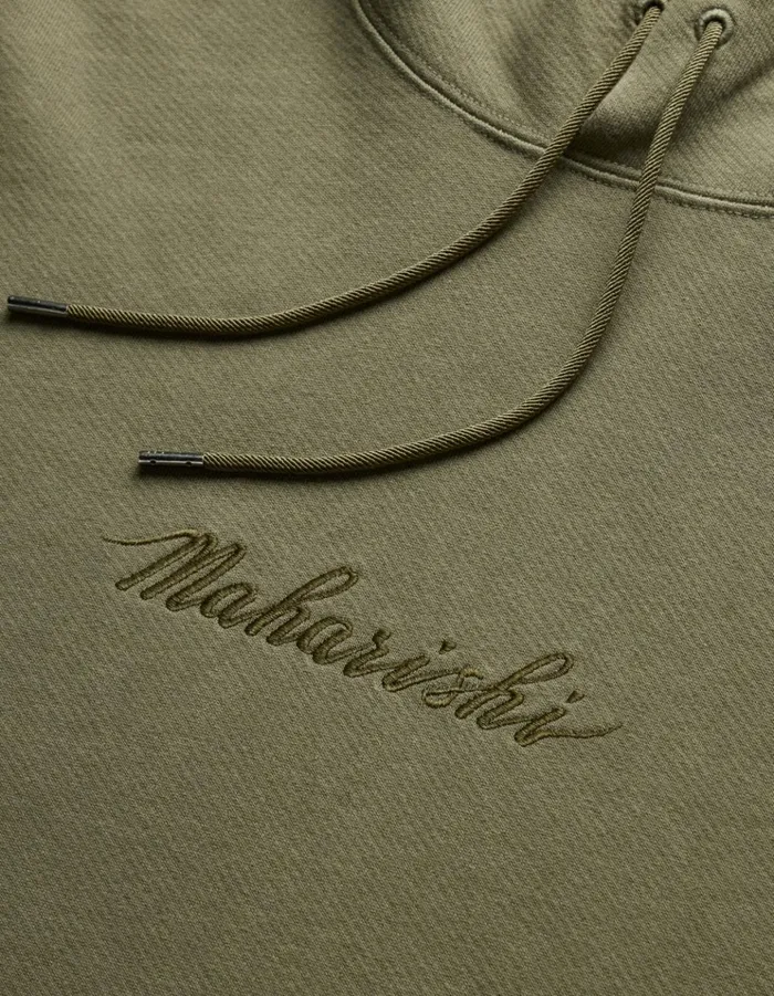 Maharishi Hooded Sweats 4622 Maharishi Organic Hooded Sweat Olive 8211 Men