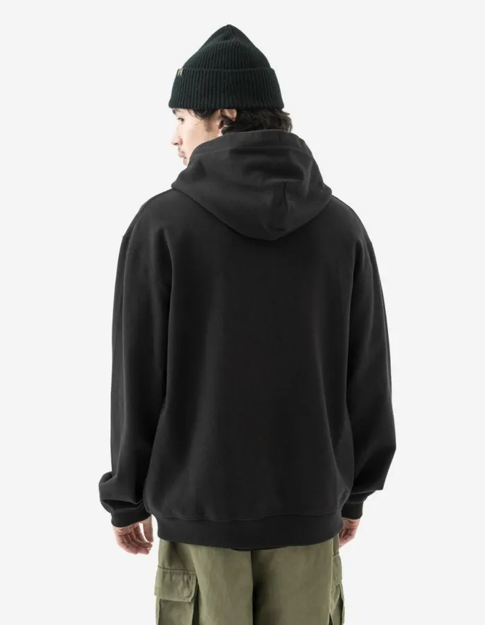 Maharishi Hooded Sweats 6011 Cobra Zipped Hooded Sweat Black 8211 Men