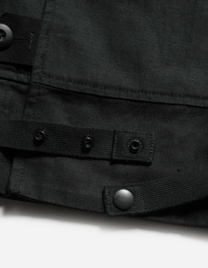 Maharishi Jackets 6047 Utility Motorcycle Jacket Black 8211 Men