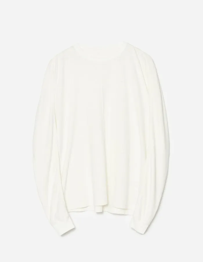 Maharishi Long Sleeve TShirts 5245 Hemp Cross Oversized LS TShirt White 8211 Men
