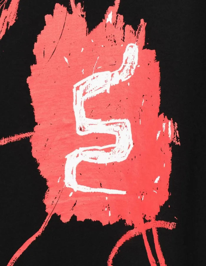 Maharishi Short Sleeve TShirts 1466 Basquiat Year Of The Snake TShirt Black 8211 Men