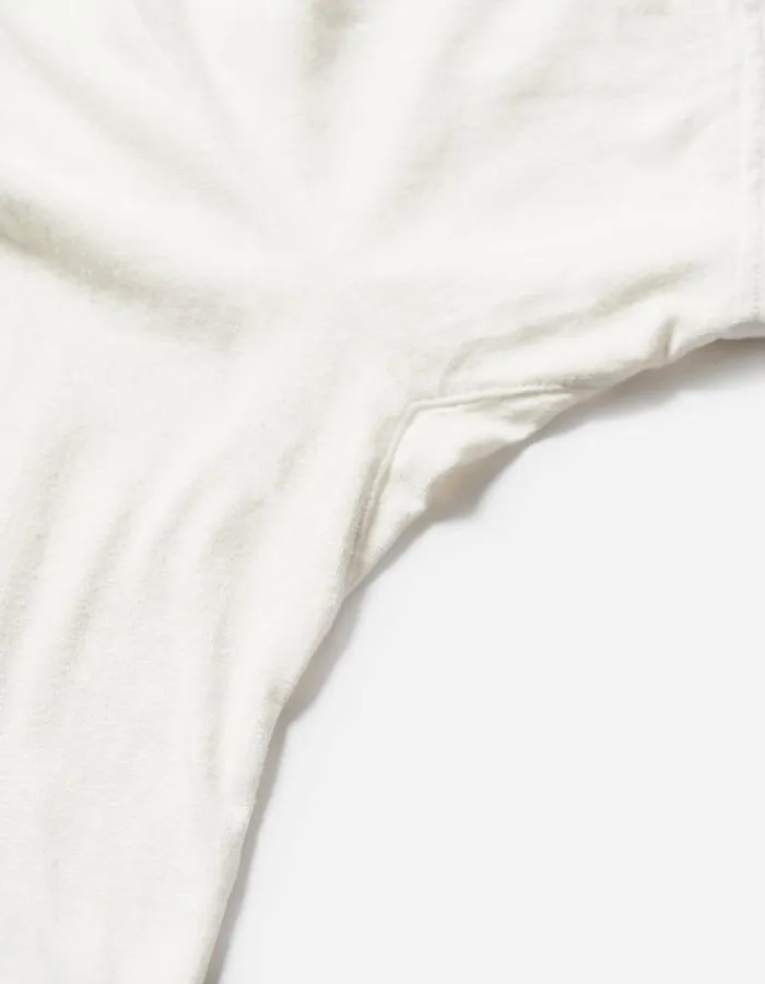 Maharishi Short Sleeve TShirts 5234 Hemp Cross Oversized TShirt White 8211 Men
