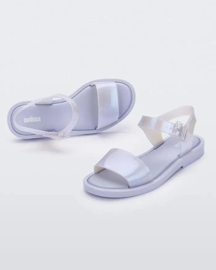 Mar Sandal Lilacblue Pearl Women Melissa Sandals