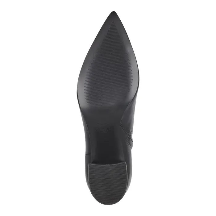 Marc Fisher Booties Women Jarli Pointy Ankle Bootie Black Leather