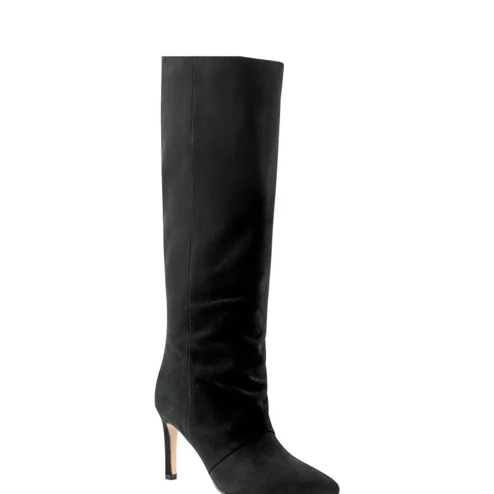 Marc Fisher Boots Women Narysa Dress Boot Black Suede