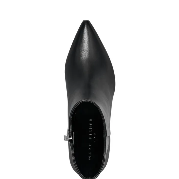 Marc Fisher Dress Boots Women Iggy Dress Bootie Black Leather