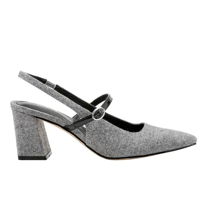 Marc Fisher Heels and Pumps Women Lanai Slingback Pump Light Grey Flannel