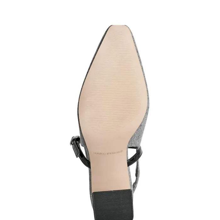 Marc Fisher Heels and Pumps Women Lanai Slingback Pump Light Grey Flannel