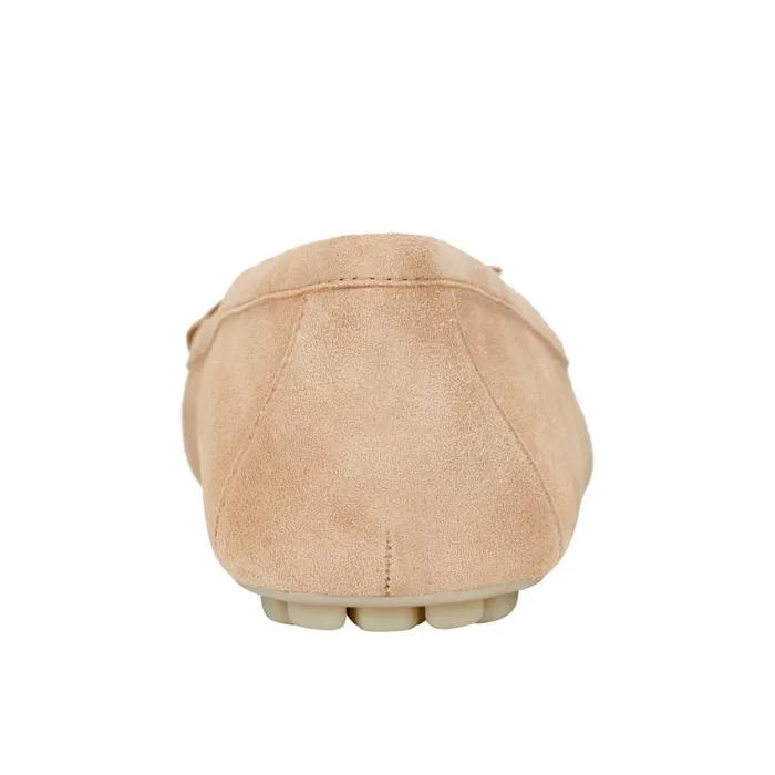 Marc Fisher Loafers and Flats Women Layney Casual Tassle Loafer Natural Suede