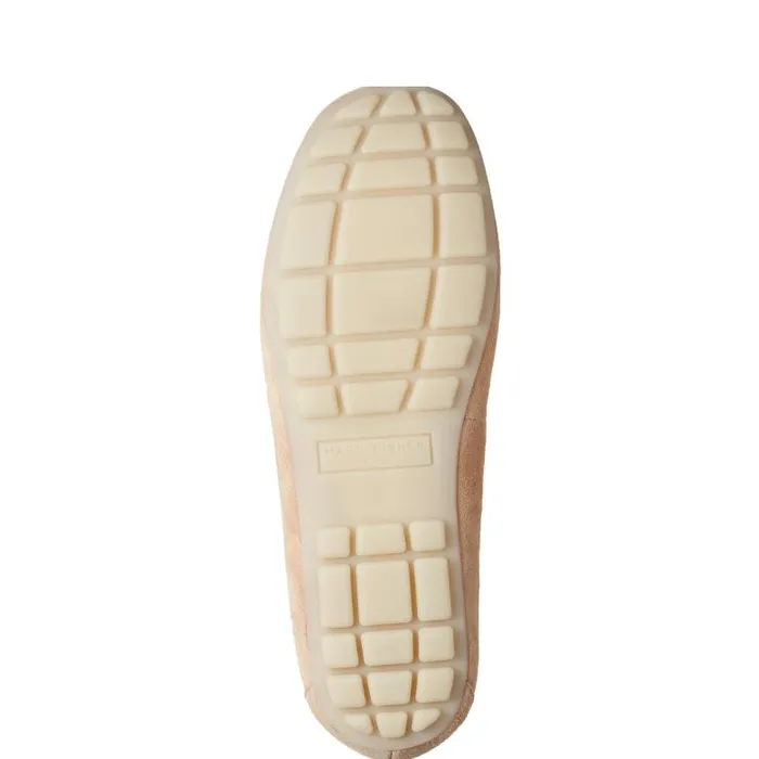Marc Fisher Loafers and Flats Women Layney Casual Tassle Loafer Natural Suede