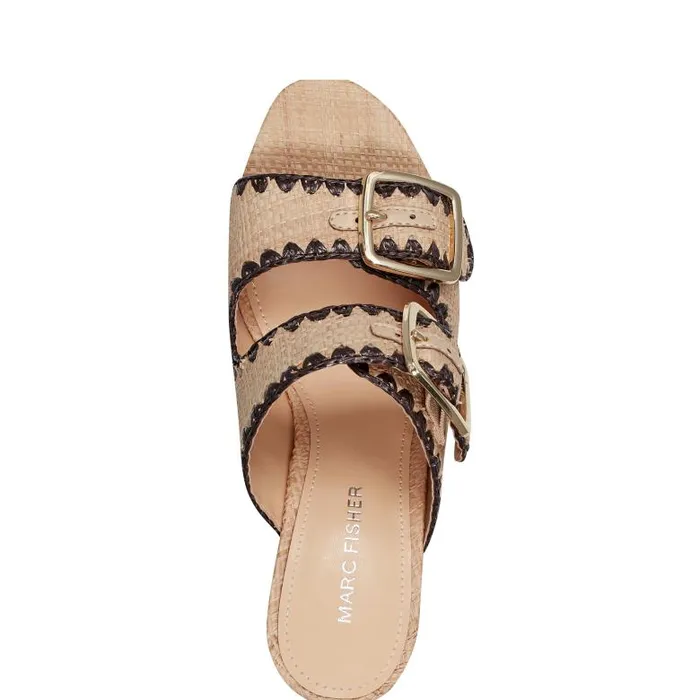 Marc Fisher Sandals Women Dalen Platform Sandal Light Natural