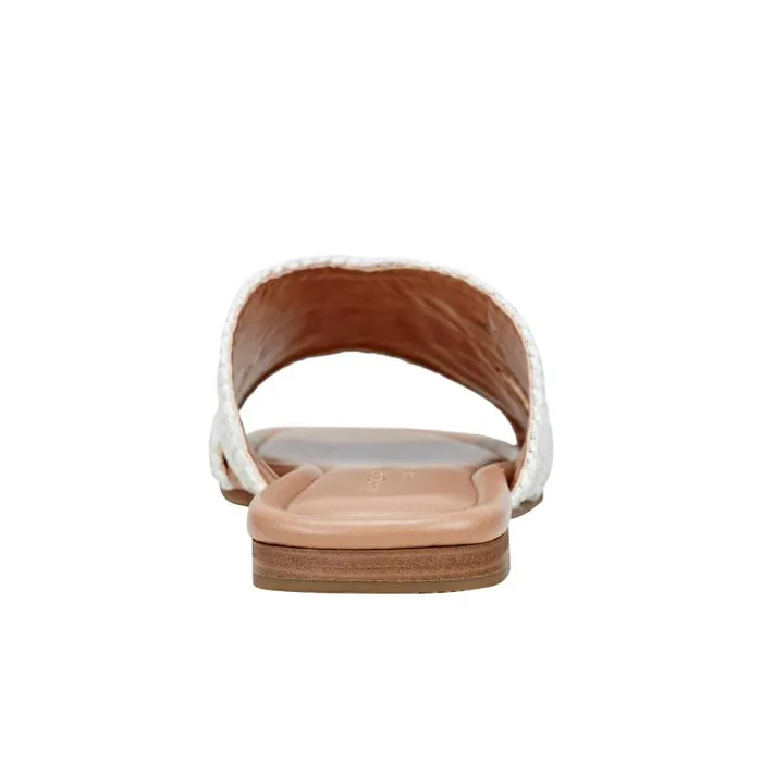 Marc Fisher Sandals Women Narda Flat Sandal White