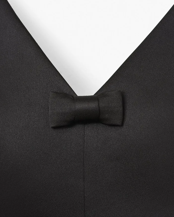 Marc Jacobs Dresses The Satin Bow Dress Black 8211 Women