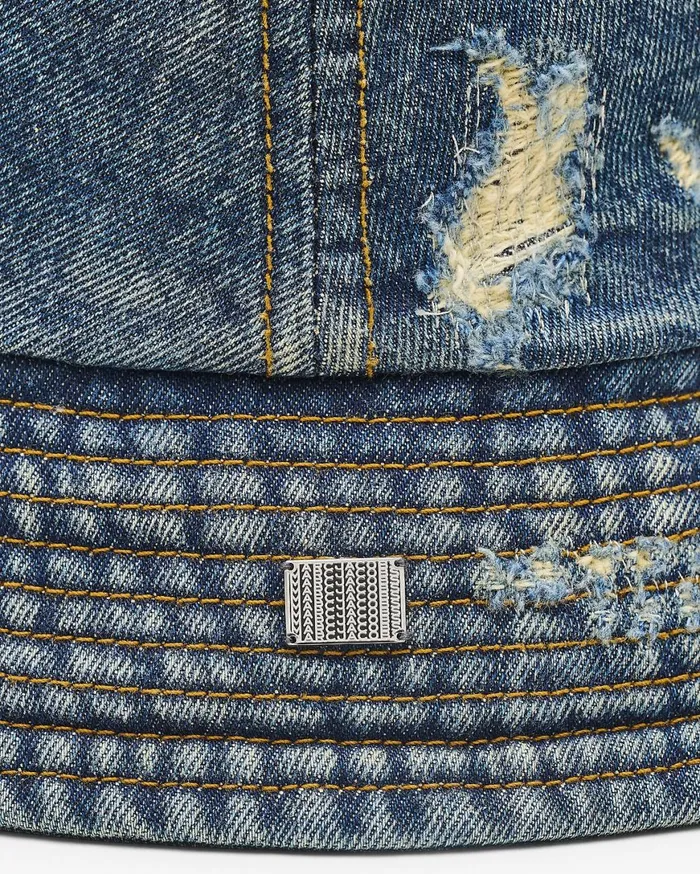 Marc Jacobs Hats And Scarves The Rip And Repair Bucket Hat Punk Indigo 8211 Women