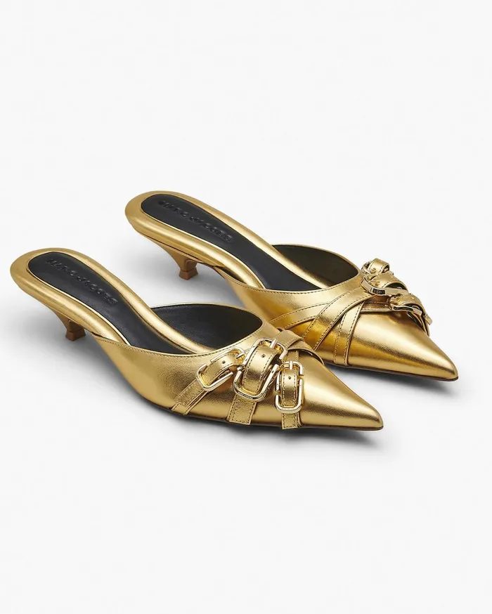 Marc Jacobs Heels The Emma Kitten Heel Shiny Gold 8211 Women