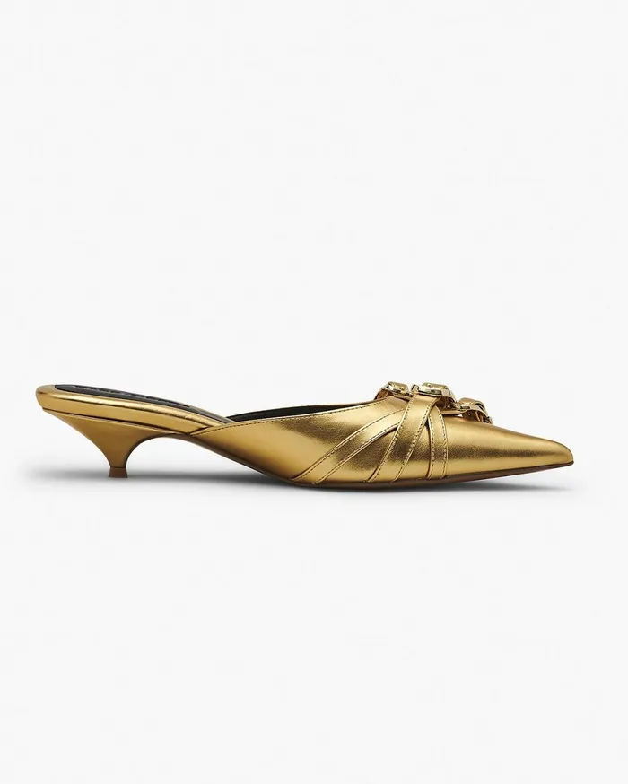 Marc Jacobs Heels The Emma Kitten Heel Shiny Gold 8211 Women