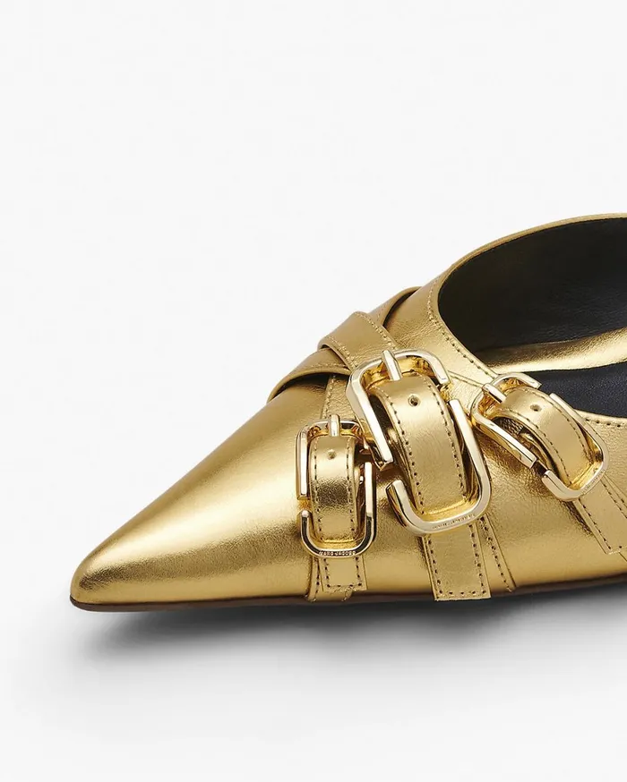 Marc Jacobs Heels The Emma Kitten Heel Shiny Gold 8211 Women