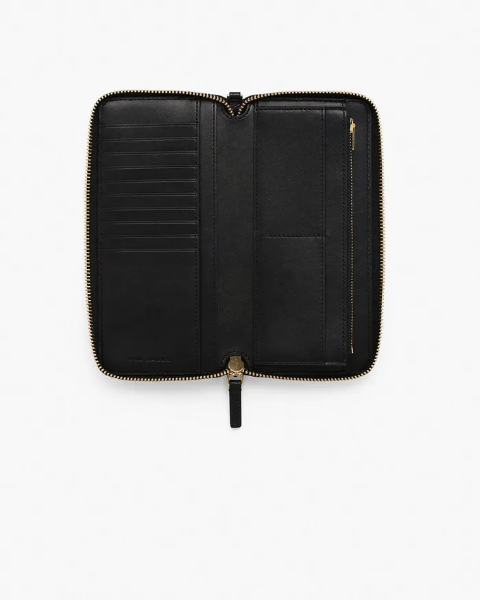 Marc Jacobs Large Wallets The Leather Continental Wallet Black 8211 Women