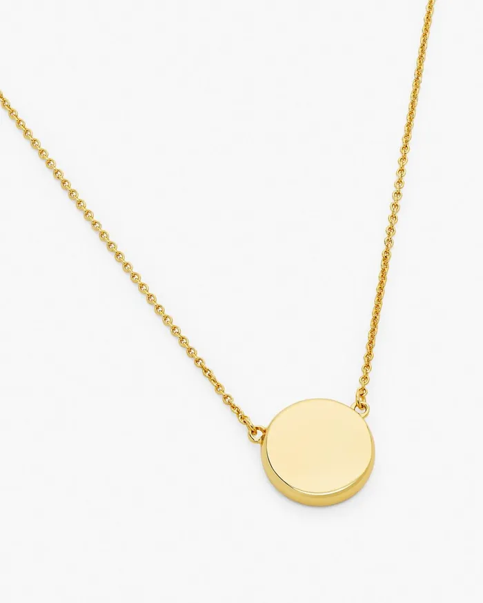Marc Jacobs Necklaces The Button Pendant Necklace Goldblack 8211 Women
