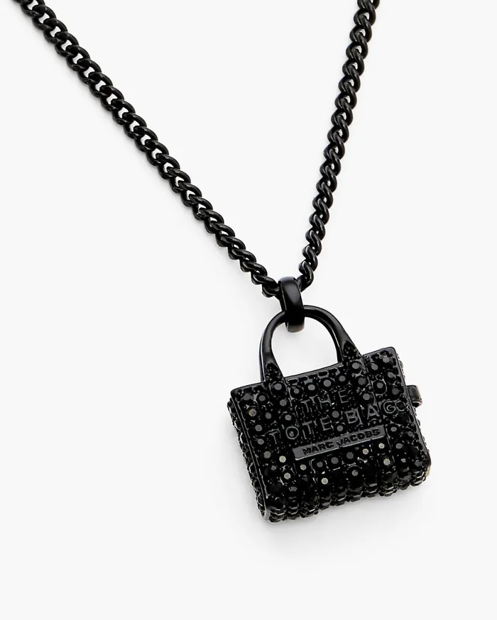 Marc Jacobs Necklaces The Pave Tote Bag Necklace Blackblack Crystal 8211 Women Marc Jacobs Necklaces The Pave Tote Bag Necklace Blackblack Crystal 8211 Women
