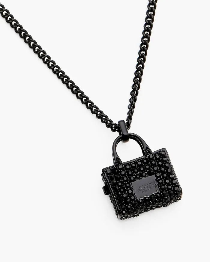 Marc Jacobs Necklaces The Pave Tote Bag Necklace Blackblack Crystal 8211 Women