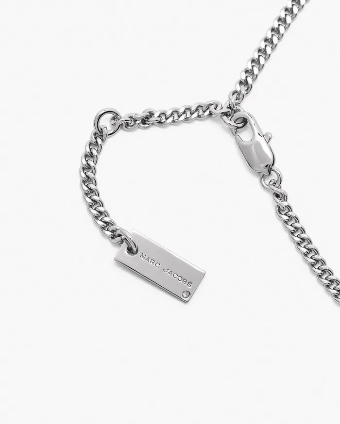 Marc Jacobs Necklaces The Pave Tote Bag Necklace Silvercrystal 8211 Women
