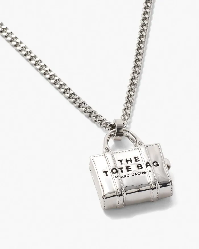 Marc Jacobs Necklaces The Tote Bag Necklace Light Antique Silver 8211 Women