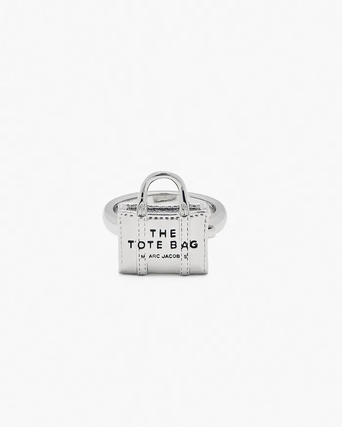 Marc Jacobs Rings The Tote Bag Ring Light Antique Silver 8211 Women