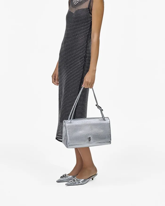 Marc Jacobs The Dual Bag The Metallic Large Dual Bag Silver 8211 Women