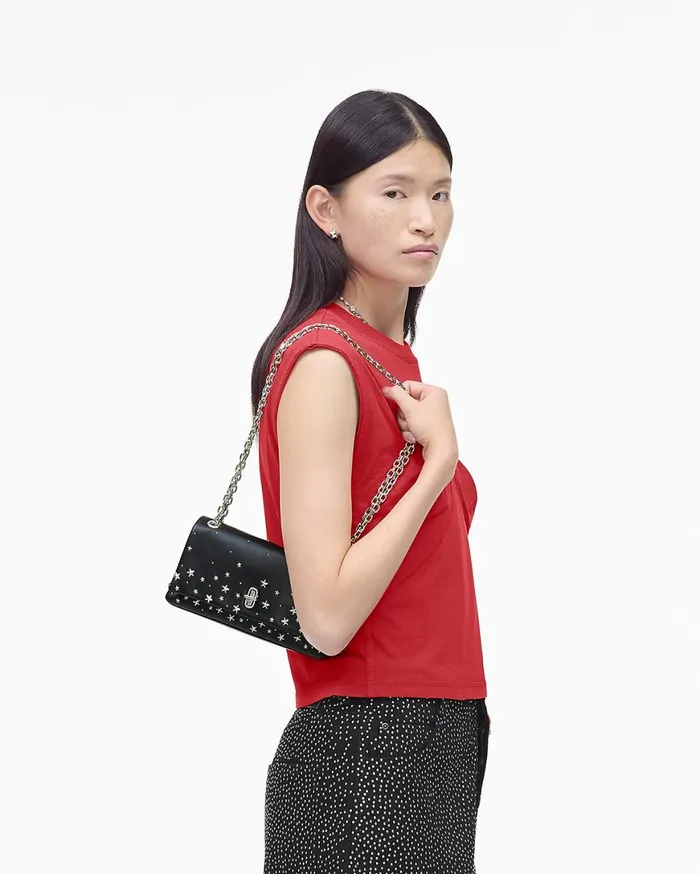 Marc Jacobs The Dual Bag The Star Studded Dual Chain Wallet Black 8211 Women