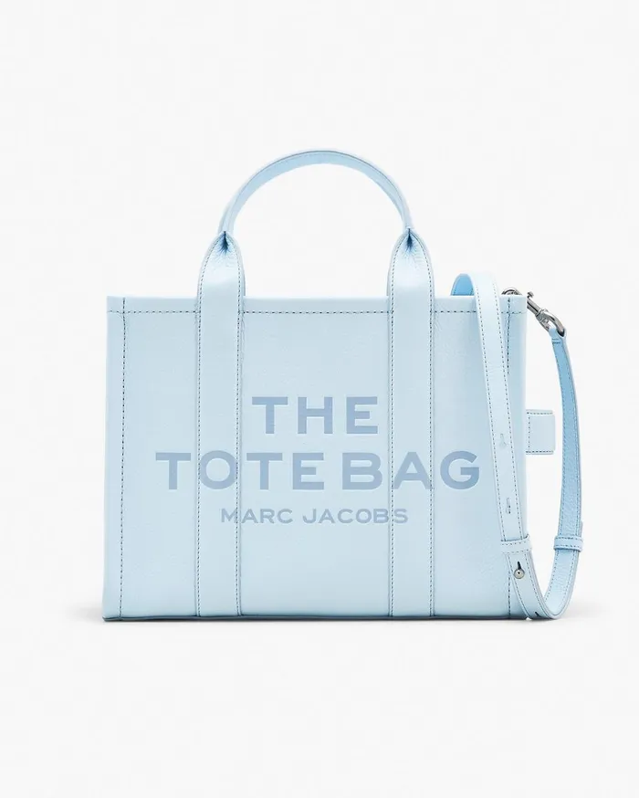 Marc Jacobs The Tote Bag The Leather Medium Tote Bag Cloud Blue 8211 Women
