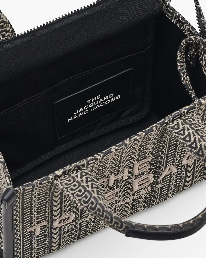 Marc Jacobs The Tote Bag The Monogram Jacquard Small Tote Bag Beige Multi 8211 Women