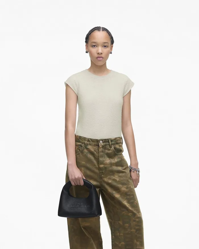 Marc Jacobs Top Handle Bags The Mini Sack Bag Tonal Black 8211 Women